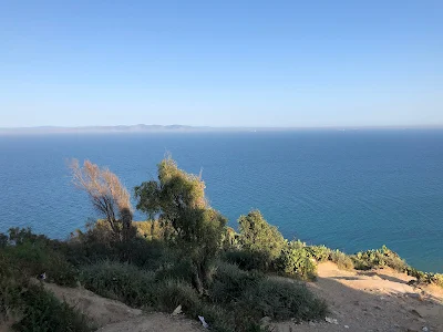 Sidi Bou Saïdの高台から見る海