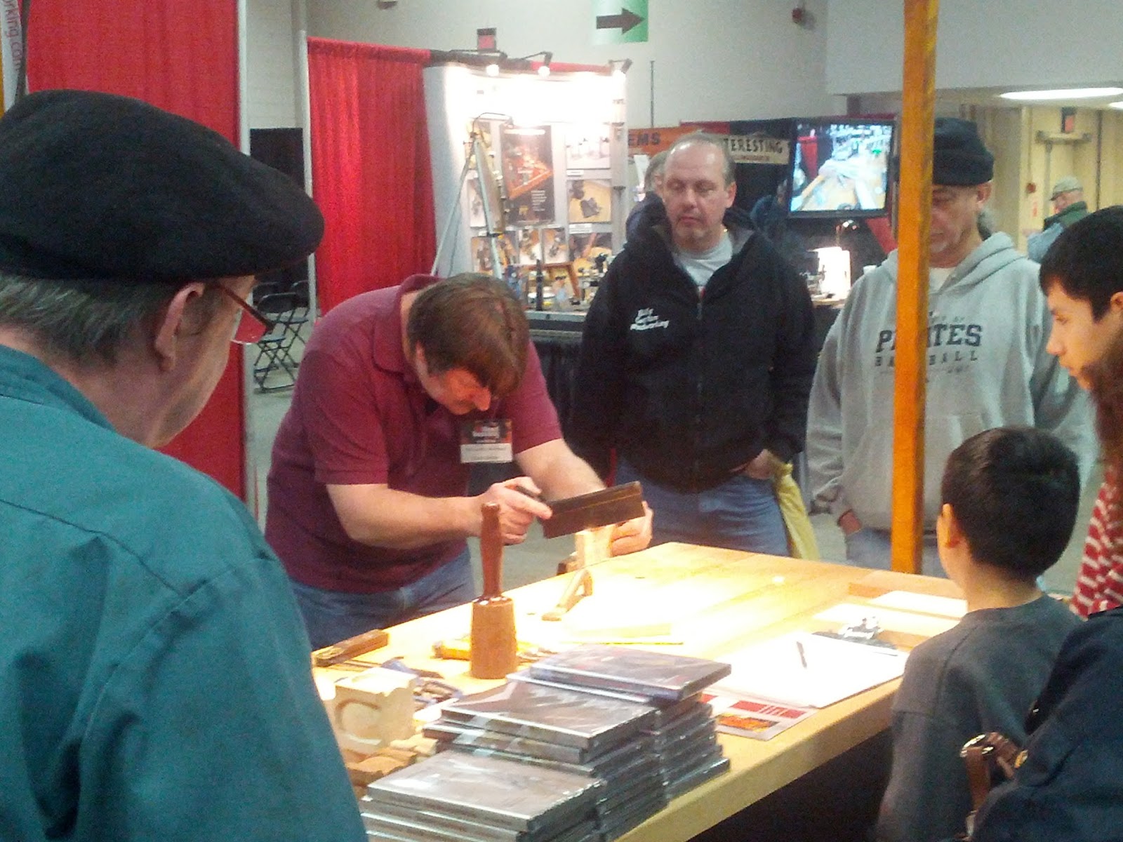 hand cut dovetails when the woodworking shows visited somerset nj were