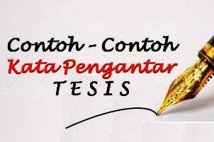 Contoh Kata Pengantar Tesis