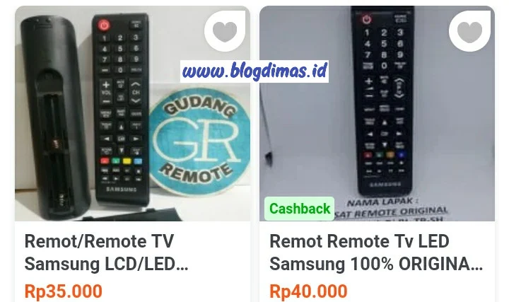 Kode Remot TV Samsung