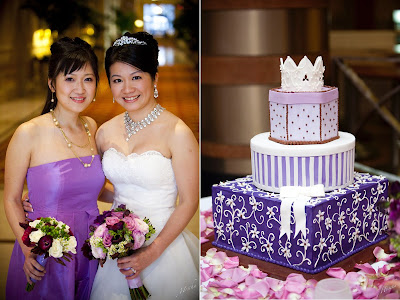 Real WeddingLavender and Purple