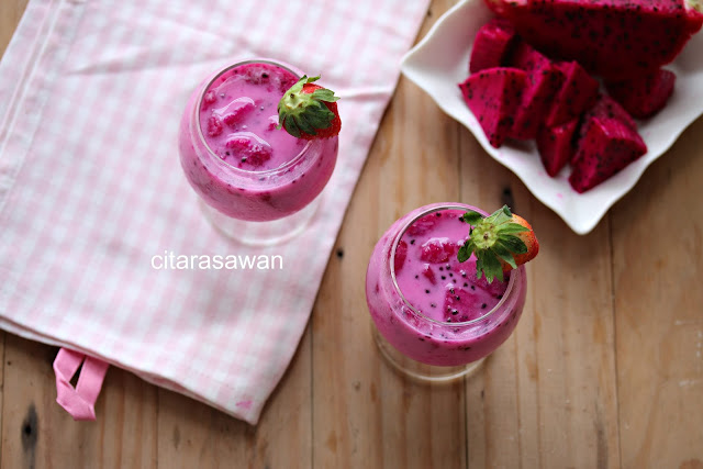 Jus Pink Pitaya / Pink Dragon Juice ~ Resepi Terbaik