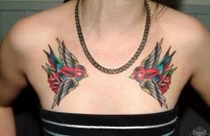 Swallow Tattoo, Tattooing