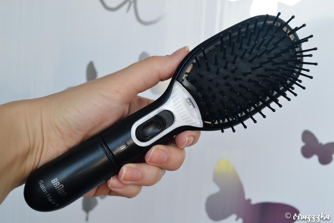 Braun Satin Hair 7 Iontec BR710 Hair Brush Review Before After