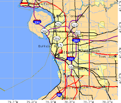 Buffalo NY map