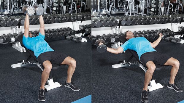 Best Chest Exercises of All Time - 30 Exercise - Incline Dumbbell Press