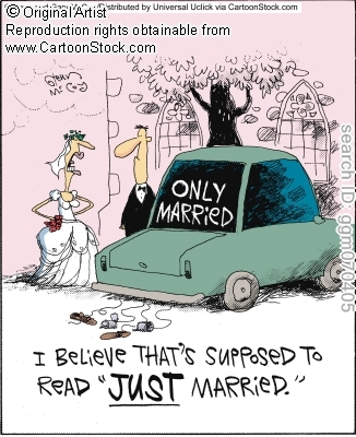 Just married cartoon and comics pictures