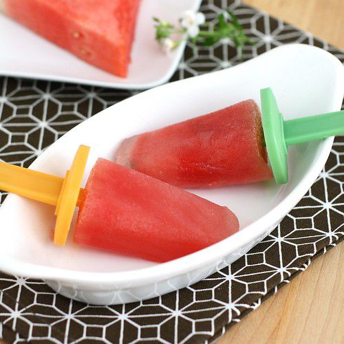 Watermelon Sorbetto Popsicles Recipe