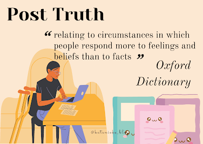 Definisi Post Truth menurut kamus Oxford