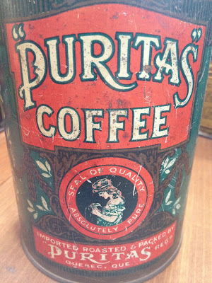 Antique Puritas Coffee Tin