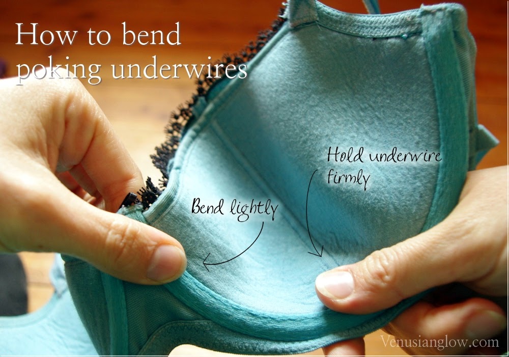 Venusian*Glow: How To Bend Uncomfortable Underwires: A Tutorial