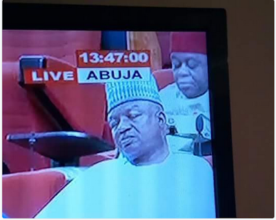 Lol.. Senator Caught On Cam Sleeping During Plenary Session (SEE PIC)