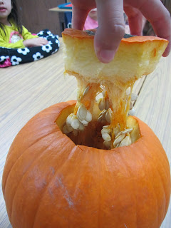 Pumpkin preschool science