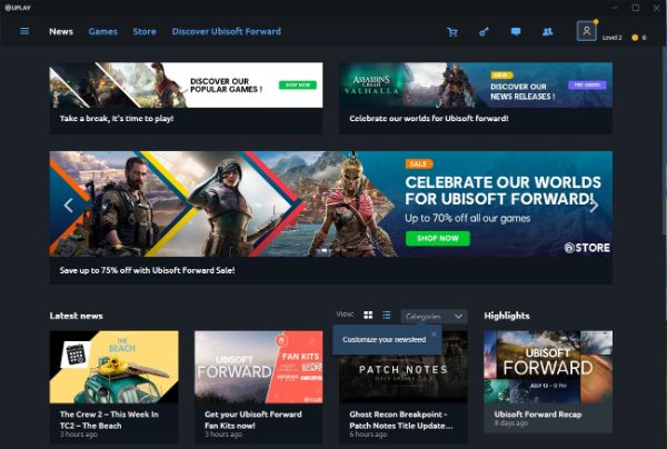 منصة يوبلاي Uplay