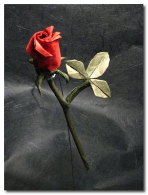 How To Make Origami Rose. rose is also origami.