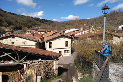 Korres visto desde la balconada de la iglesia