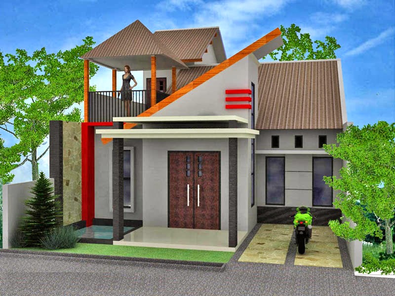  Rumah Minimalis Sederhana 2 Lantai Desain Rumah 