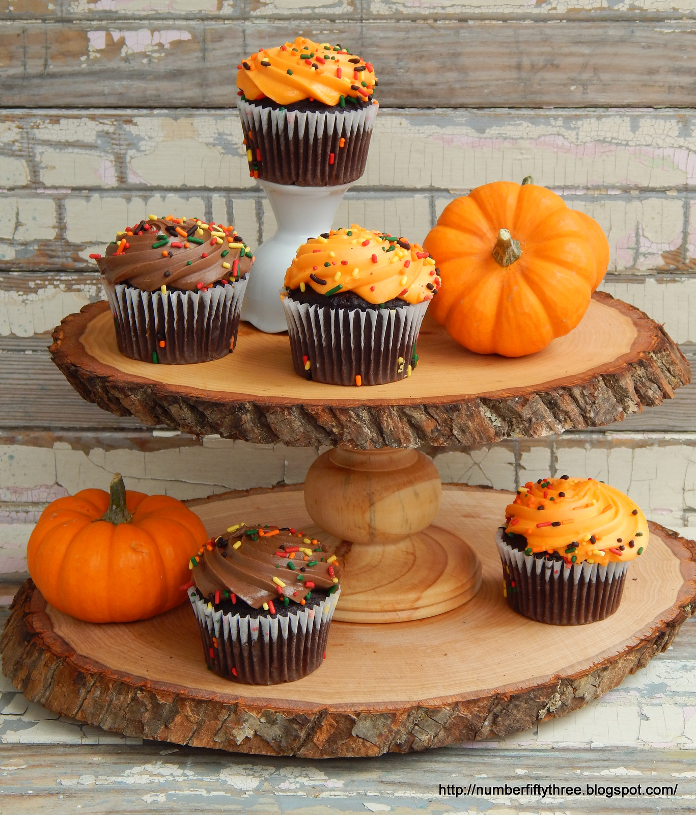 Wood Slice Cupcake Stand Jennifer Rizzo