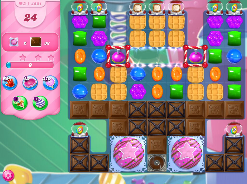 Candy Crush Saga level 4921