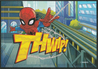 Marvel Super Hero Adventures Sticker #4: Spider-Man THWIP!