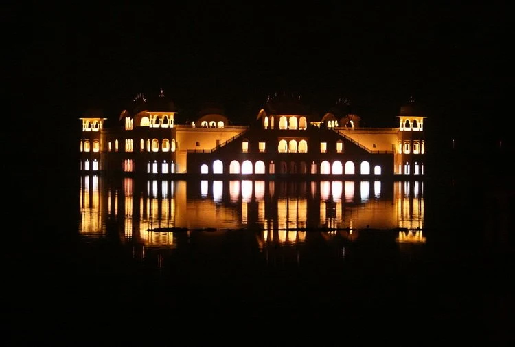 Jal Mahal Water Palace night