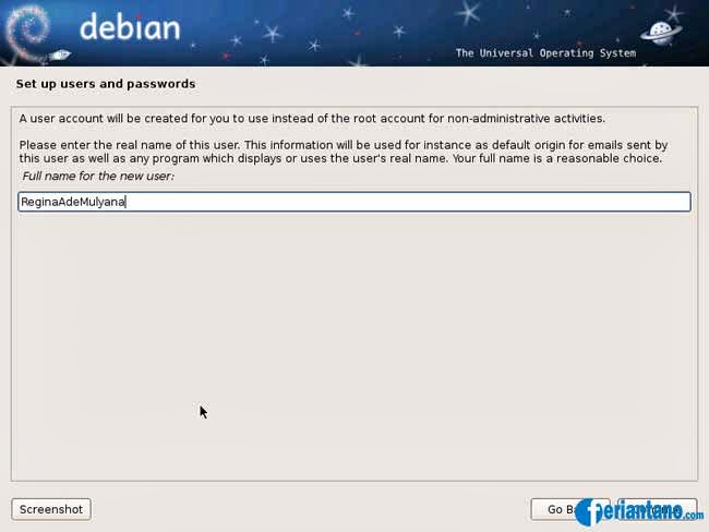 Cara Install Debian 6 Squeeze Berbasis GUI Lengkap Dengan Gambar - Feriantano.com