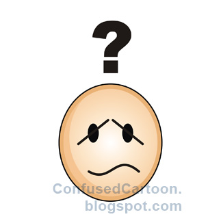 Easy Cartoon Drawing of Confused Face