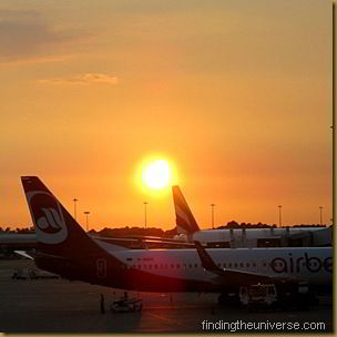 Sunset from Manchester Airport