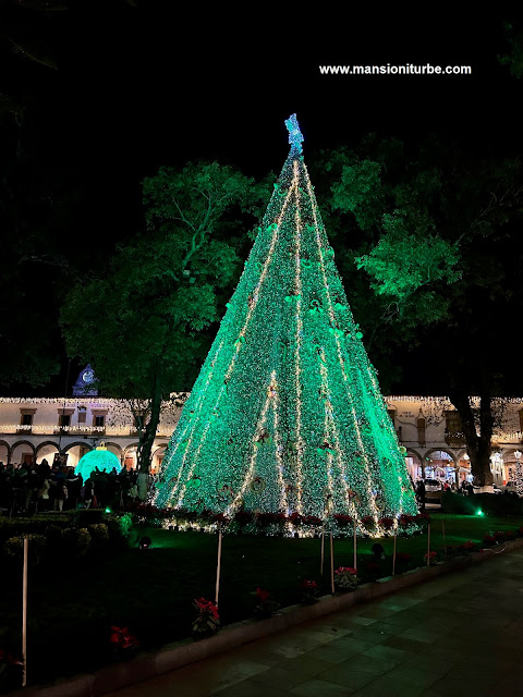 Christmas Tree in Patzcuaro, Michoacan
