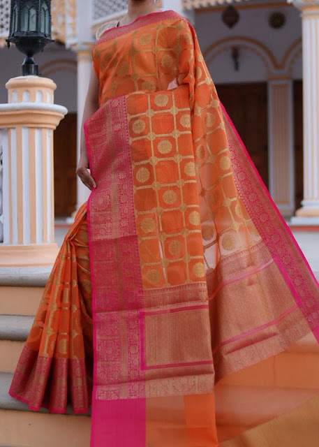 Kora Silk  Sarees