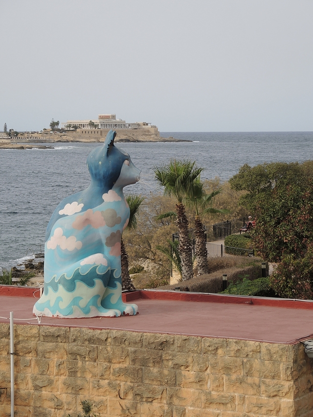 Malta: het kattenparkje in Sliema