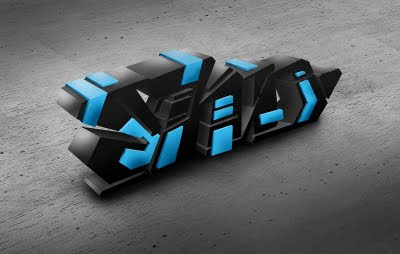 Photoshop 3d graffiti