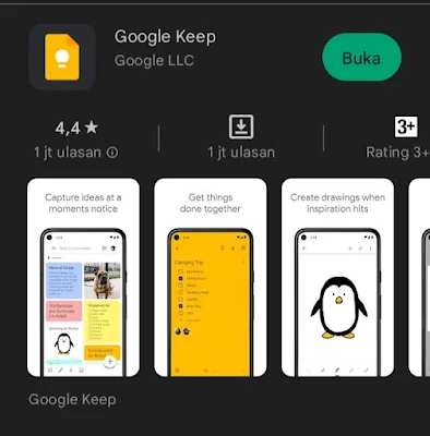 google keep adalah