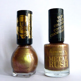Miss Sporty 010 Beetle Wings - Rimmel Gold Save The Queen