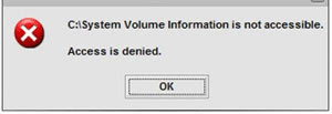 System Volume Information accessible