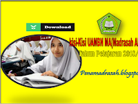 Unduh Kisi-Kisi UAMBN MA KK 2013 Tahun Pelajaran 2018/2019