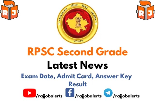 RPSC 2nd Grade Teacher Exam Latest News