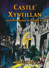 Castle Xyntillan by Gabor Lux - E.M.D.T. release #60 - Cover art by Peter Mullen