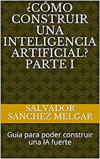 Portada sin imágenes donde se ve un gran título del libro "Cómo construir una inteligencia artificial? 1ª Parte