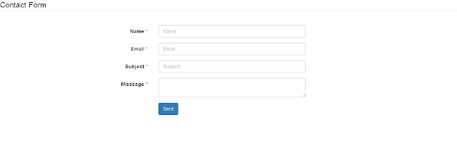 bootstrap contact form