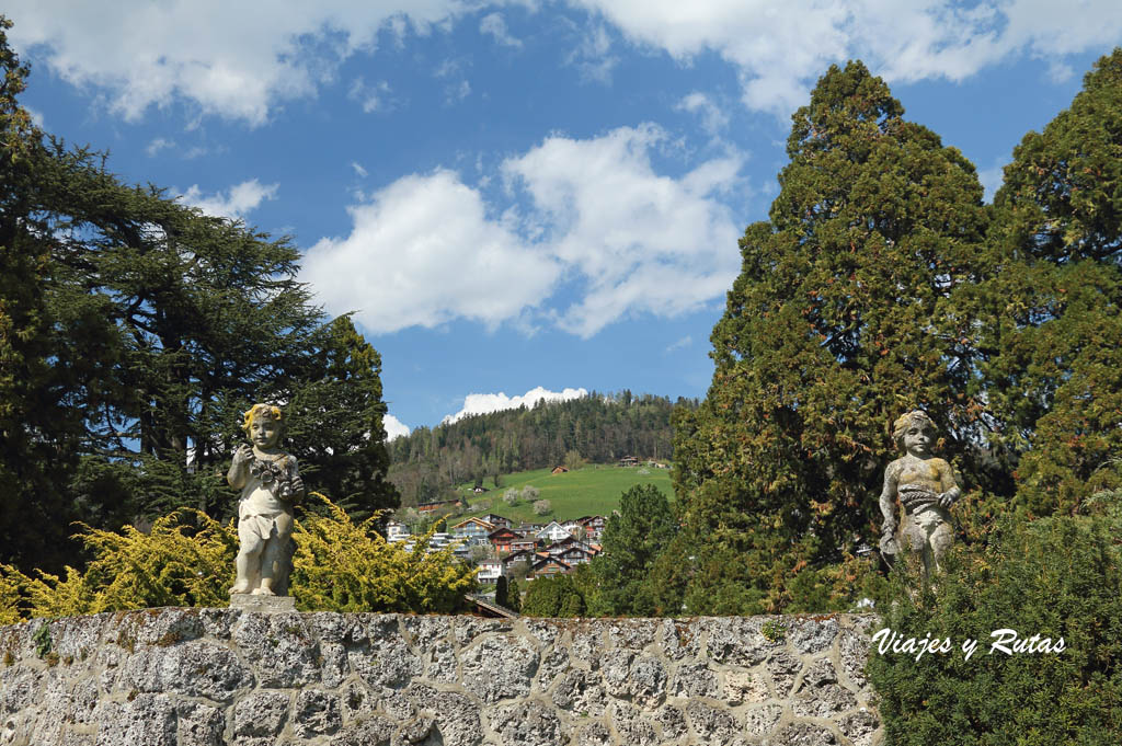 Jardines del castillo de Oberhofen