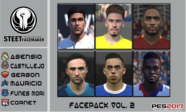 PES 2017 Facepack EUR Vol.2 By Steet Facemaker