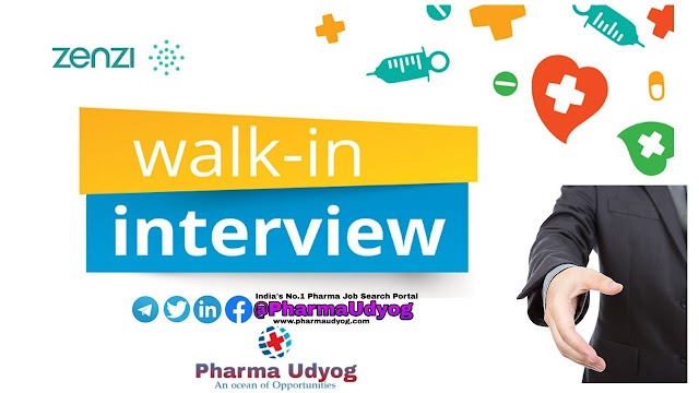 Zenzi Pharmaceuticals | Walk-In Interview for QA | 30-31 August 2019 | Mumbai