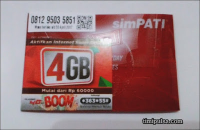 Perdana Kuota Simpati 4GB