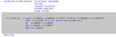 Handling Internal-table inside AMDP