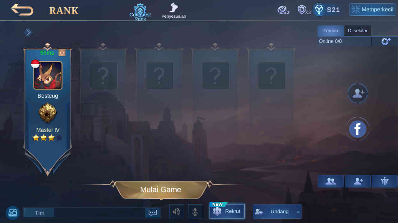 6 Cara Push Rank Mobile Legend 2021 Untuk Pemain Baru