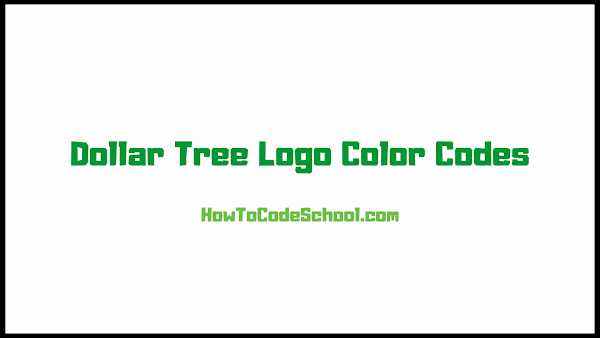 Dollar Tree Logo Color Codes