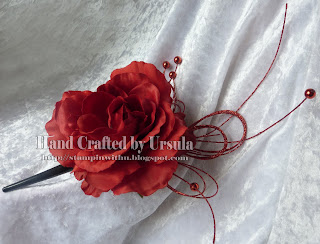 Red Rose Fascinator