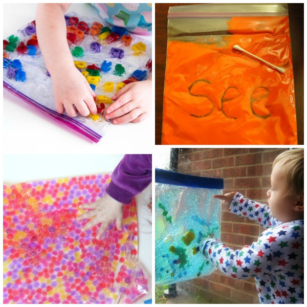 50 MUST-TRY SENSORY BAGS FOR KIDS!  So many awesome ideas!  I can't wait for Summer now!