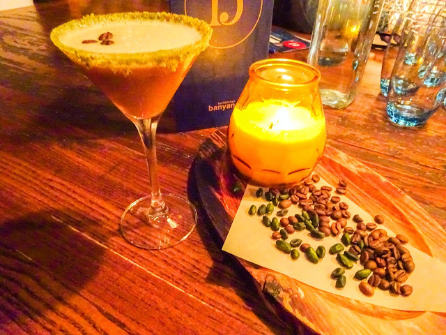 Pistacho Espresso Martini at Banyan Bar and Kitchen Manchester